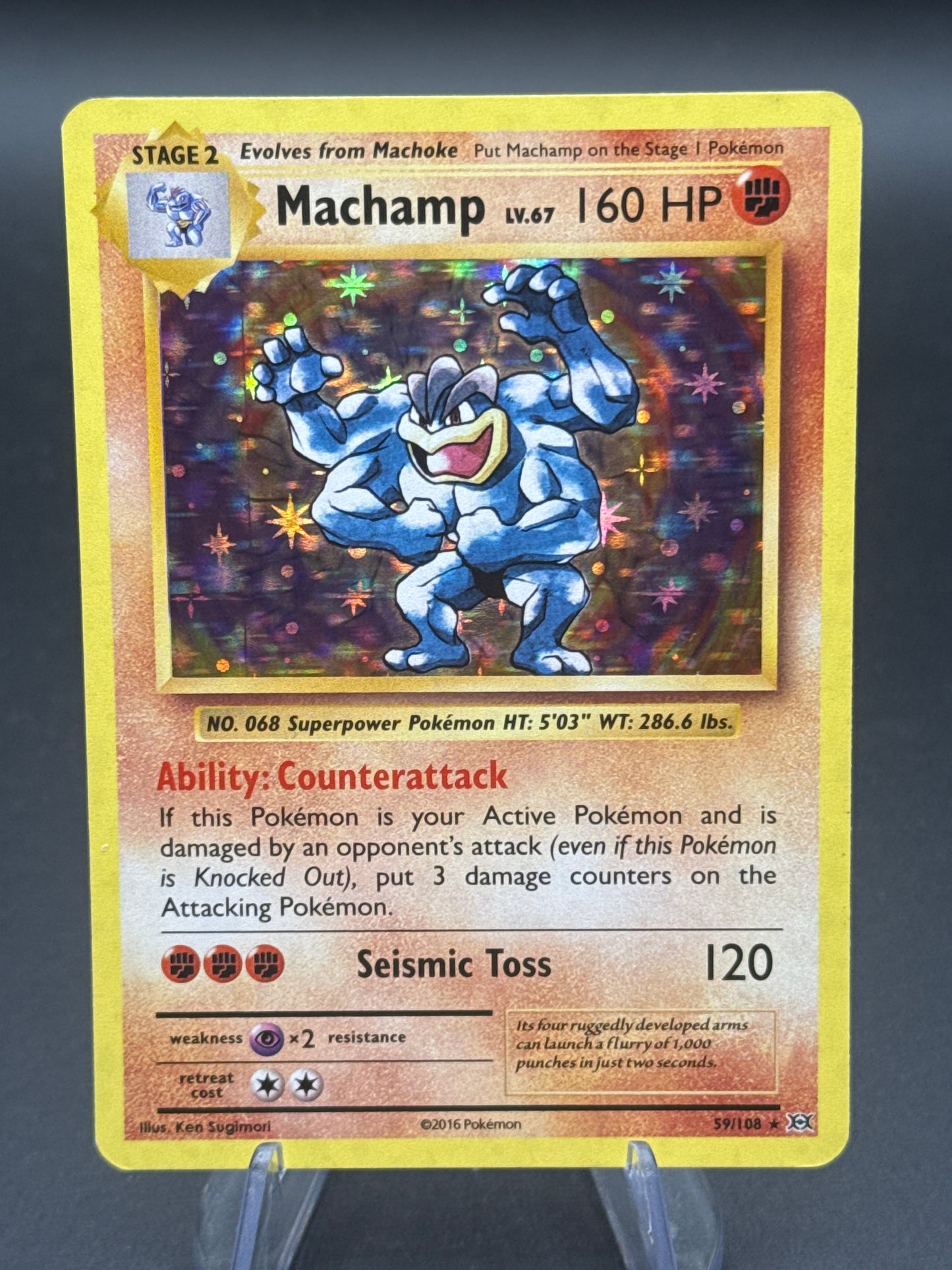 Pokémon TCG: 2016 Machamp - XY -59/108 - XY - Evolutions