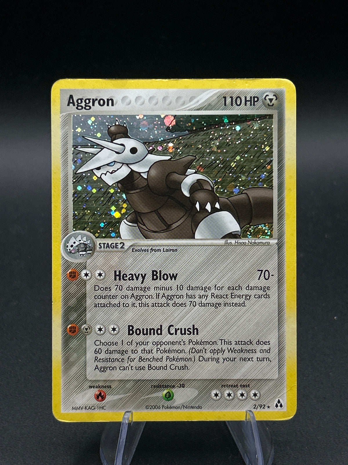 Pokémon TCG: 2006 Aggron 2/92 - Legend Maker Holo