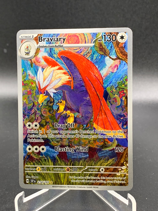 Pokémon TCG: 2024 Braviary 214/191 S&V: Surging Sparks