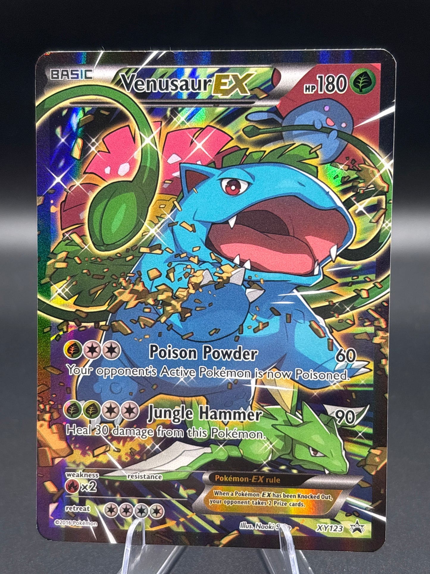 Pokémon TCG: 2016 Venusaur EX - XY123-  Full Art Promo