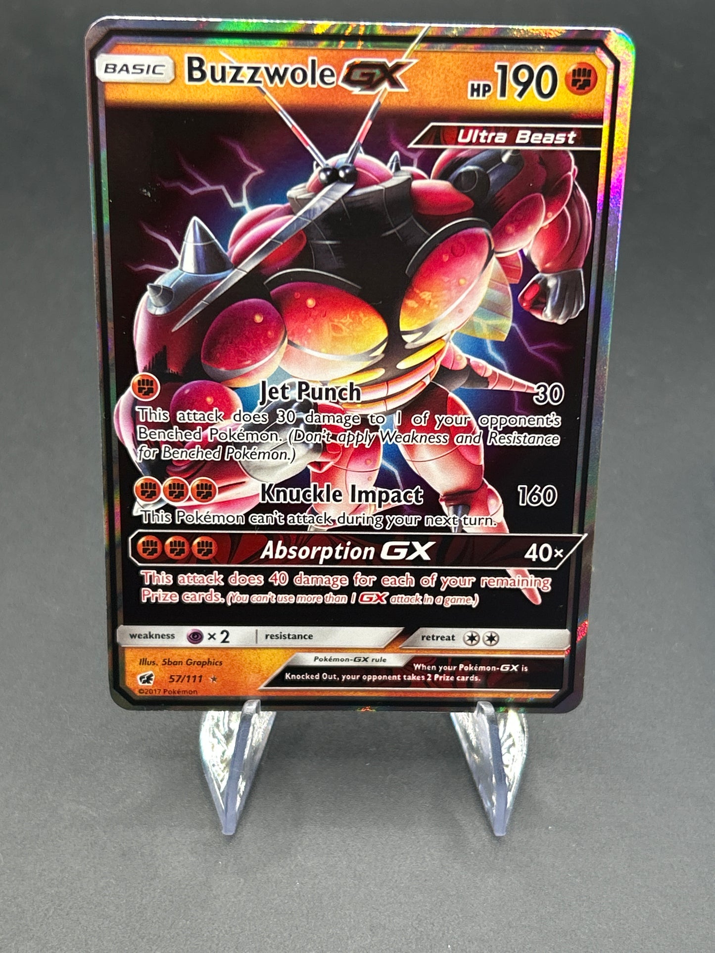 Pokémon TCG: Buzzwole GX - SM - Crimson Invasion (SM04)