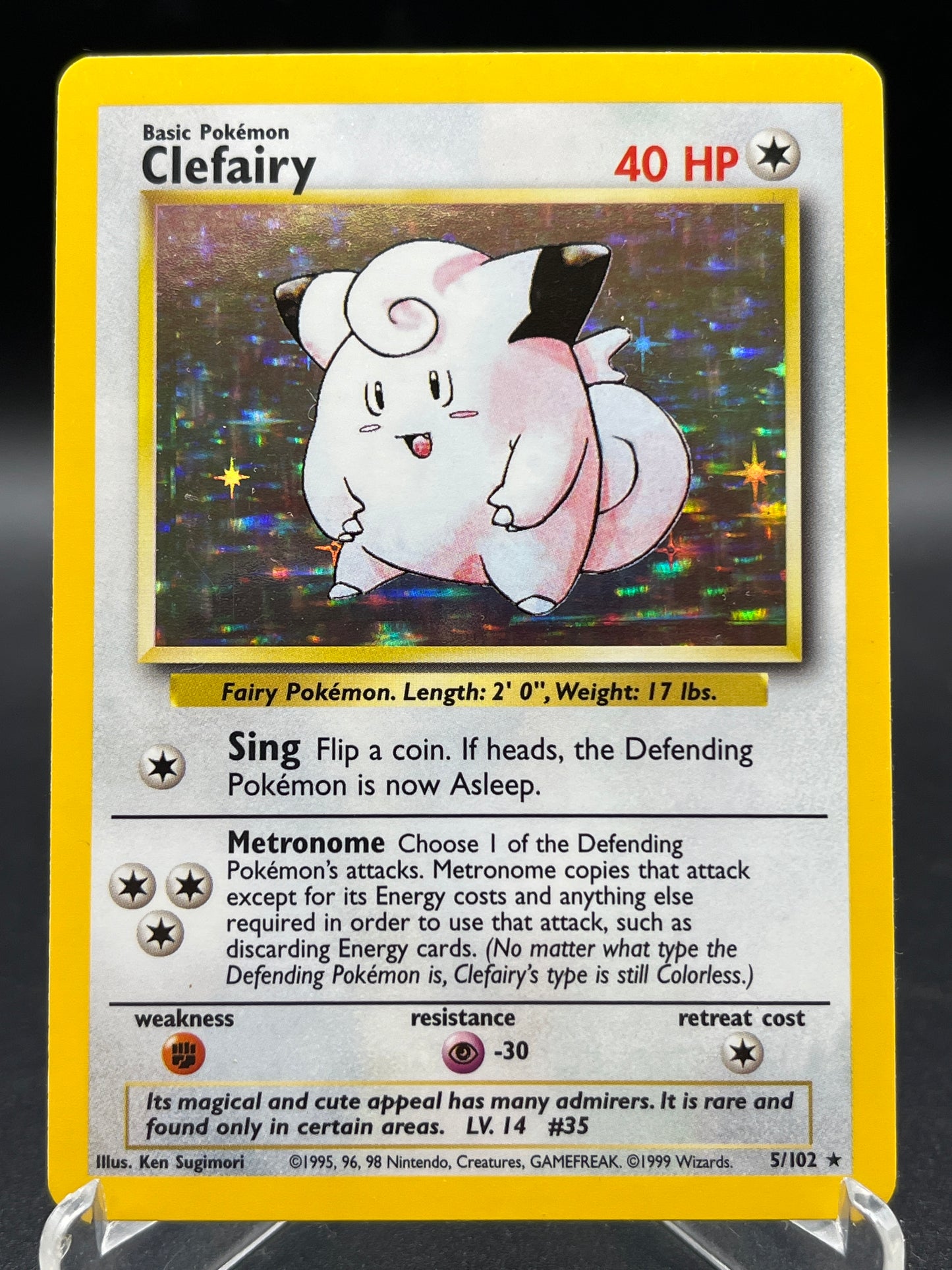 Pokemon TCG: Clefairy 5/102 - Base Set