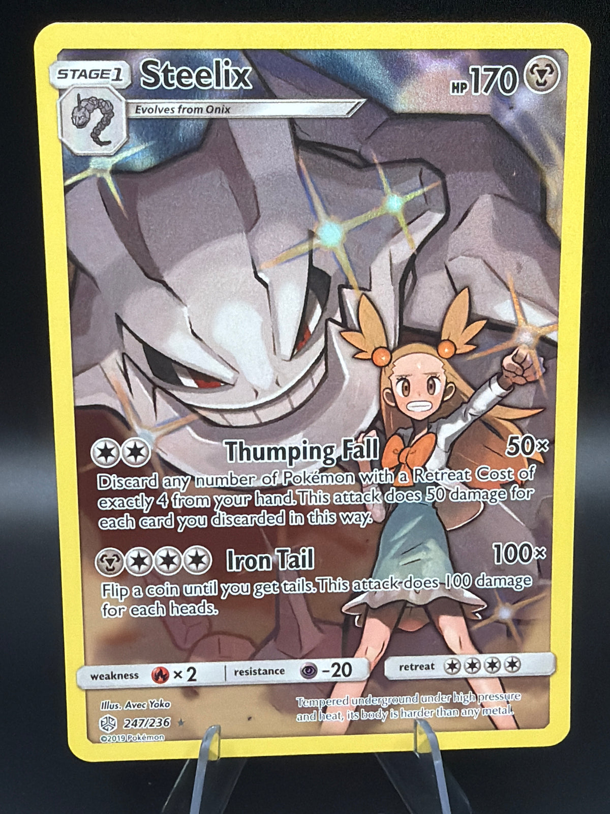 Pokémon TCG: 2019 Steelix - 247/236 - SM: Cosmic Eclipse