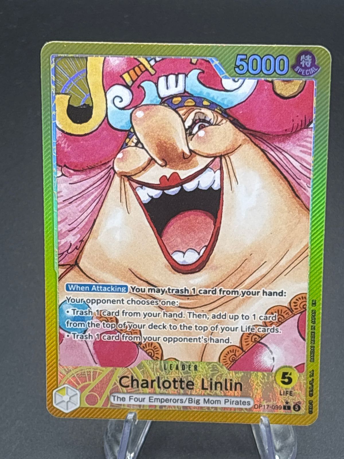 One Piece TCG: Charlotte Linlin (099) (Alternate Art) - The World's Strongest Warriors (OP17)