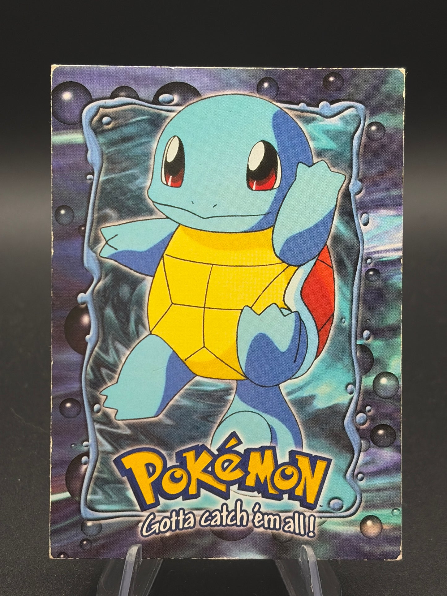 Pokémon: 1998 #07 Squirtle - E7 of 12 - Topps Trading Cards
