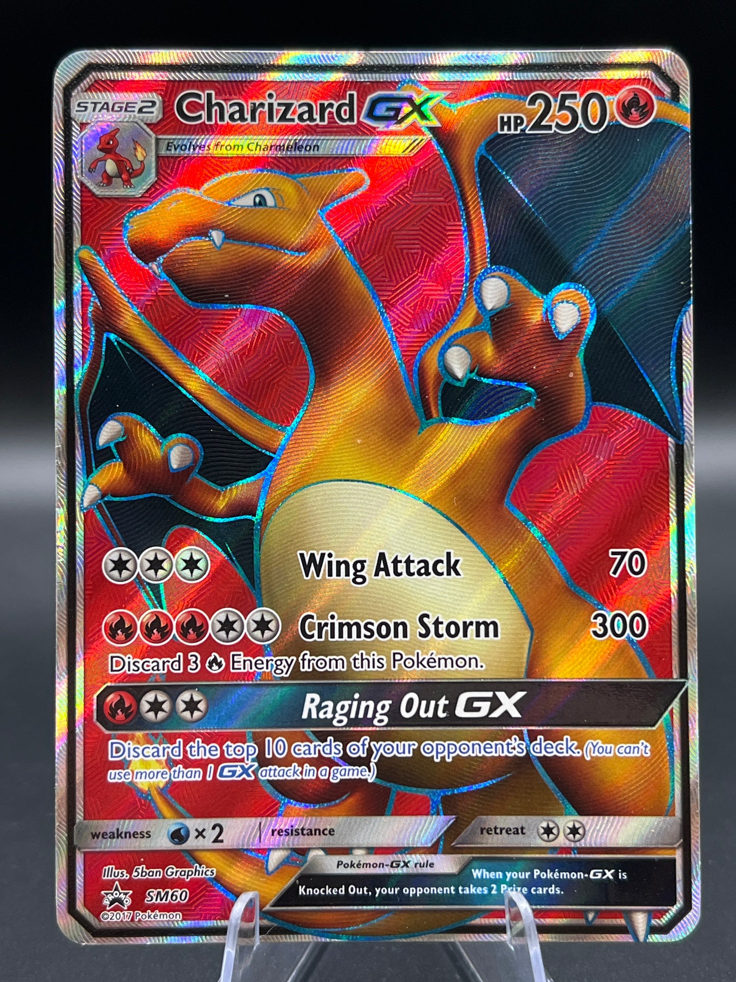Pokémon TCG: 2017 - Charizard GX - SM60 - SM: Sun & Moon Promos