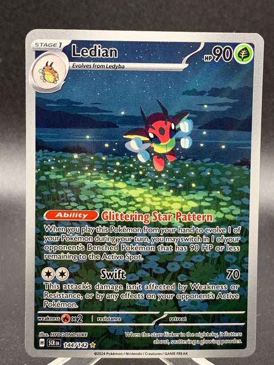Pokémon TCG: 2024 Ledian 144/142 SV: Stellar Crown