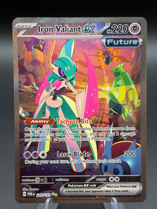 Pokémon TCG: 2023 Iron Valiant ex - 249/182 - SV: Paradox Rift
