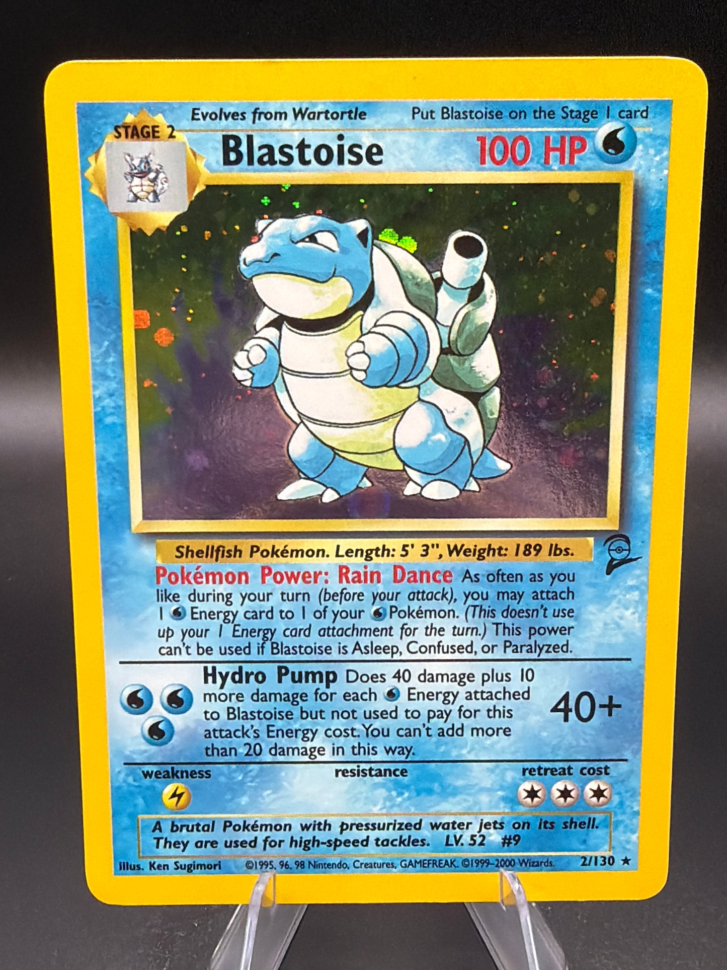 Pokemon TCG: 2000 Blastoise 2/130 Base Set 2