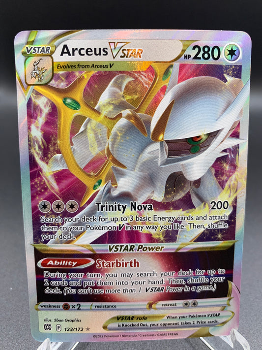 Pokémon TCG: 2022 Arceus Vstar  123/172 SWSH: Brilliant Stars