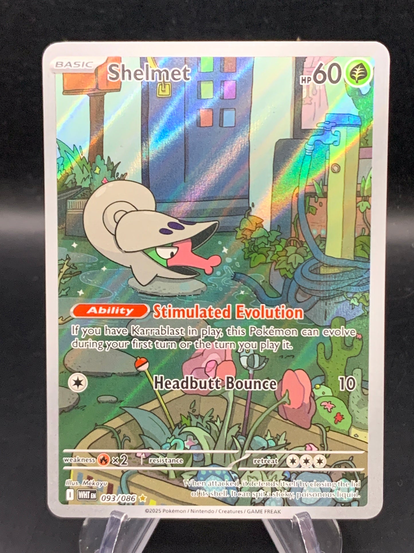 Pokémon TCG: 2025 Shelmet - 093/086 - SV: White Flare