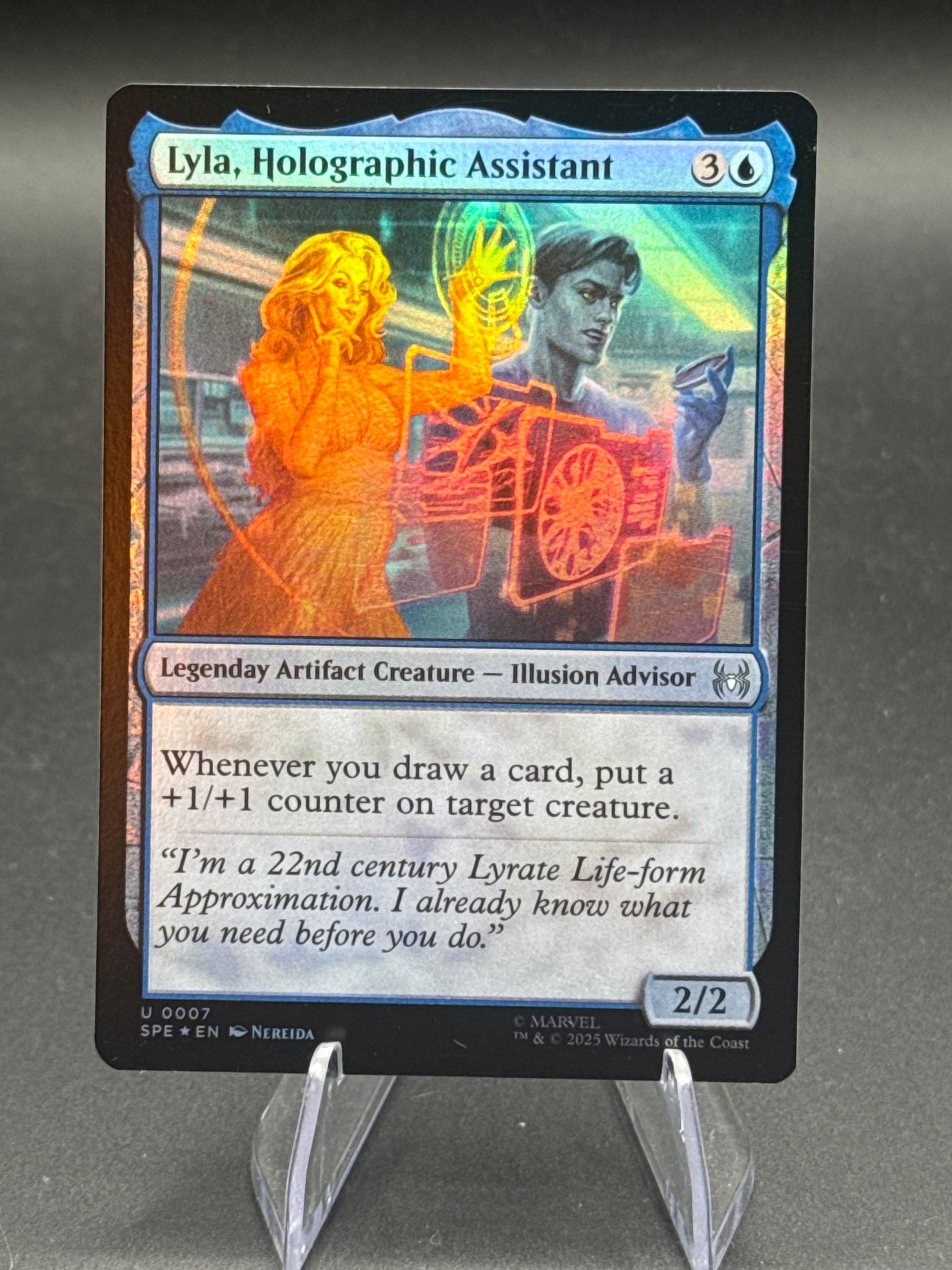 MTG TCG:  Lyla, Holographic Assistant U 0007 - Marvel's Spider-Man: Eternal-Legal (SPE)