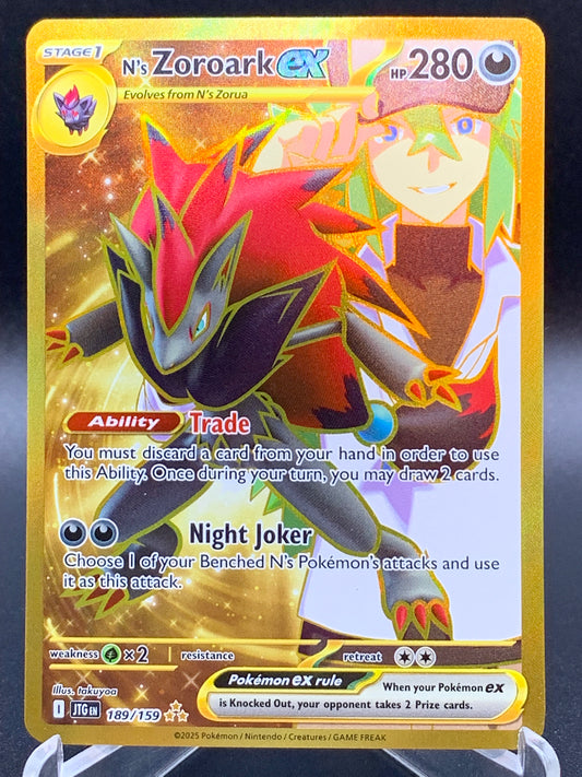 Pokémon TCG: 2025 N's Zoroark ex 189/159 SV: Journey Together