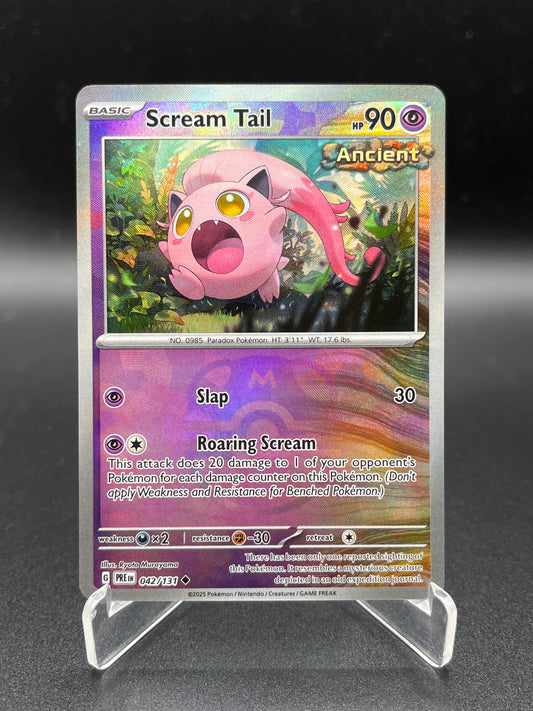 Pokémon TCG: 2025 Scream Tail 042/131 Master Ball - Prismatic Evolutions