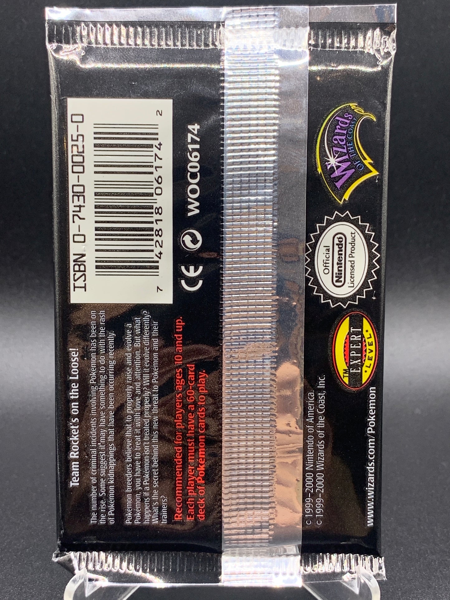 Pokémon TCG: 1st Edition -  Team Rocket Booster Pack - 21.18g