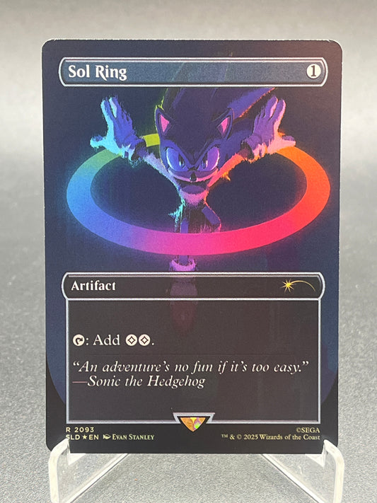 MTG TCG: Sol Ring (Rainbow Foil) SLD: Secret Lair Drop Series (Secret Lair x Sonic)