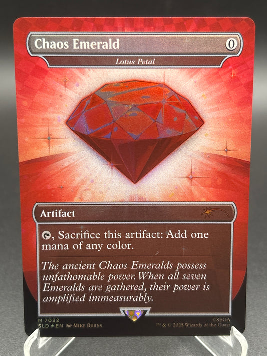 MTG TCG: Chaos Emerald (Red) - Lotus Petal M 7032 SLD: Secret Lair Drop Series