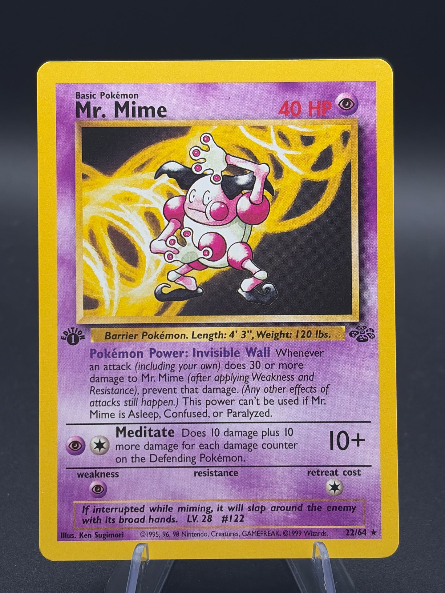 Pokémon TCG: 1999 Mr. Mime (22) - Jungle (JU) First Ed