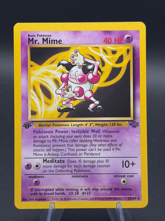Pokémon TCG: 1999 Mr. Mime (22) - Jungle (JU) First Ed