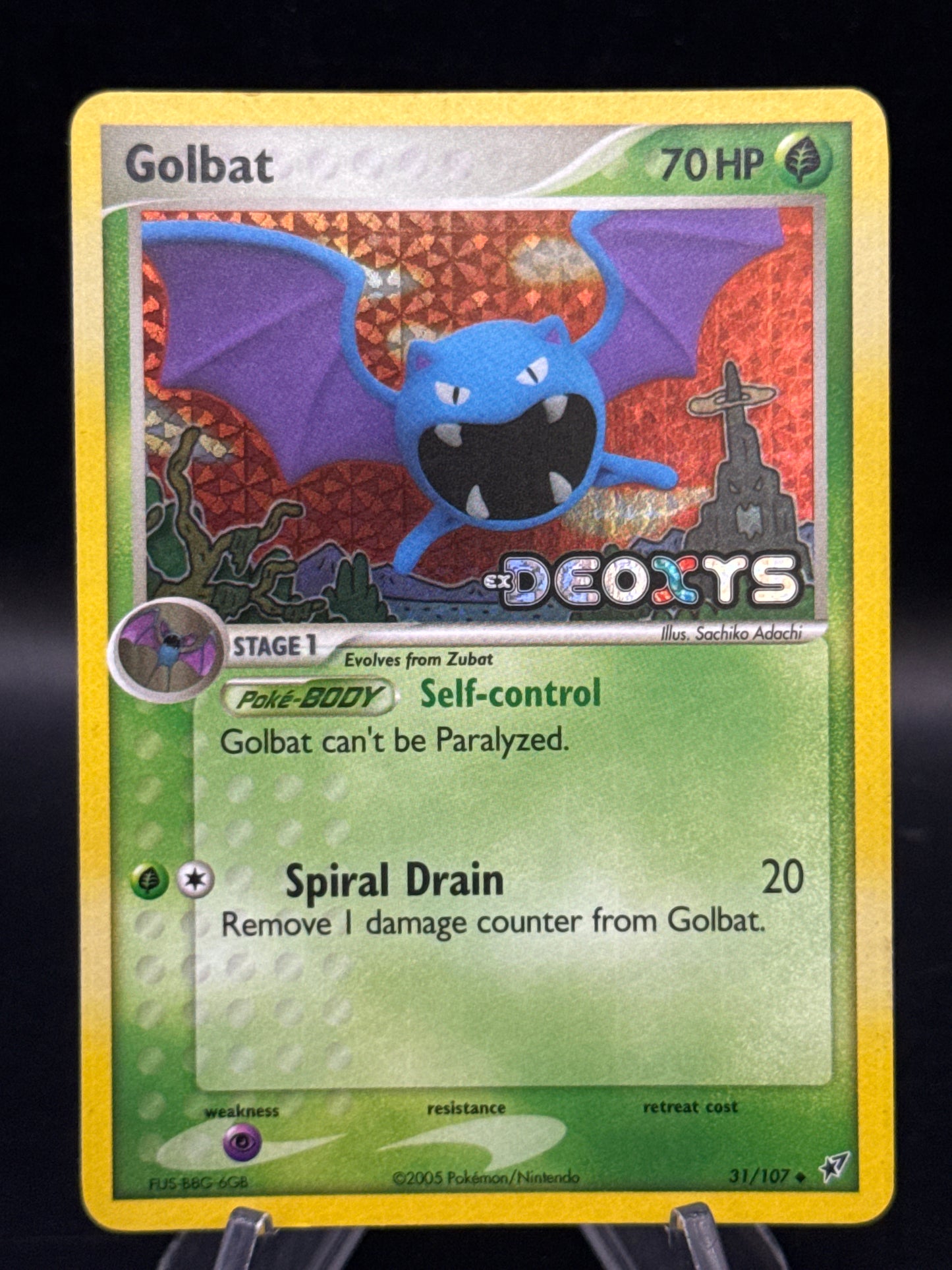 Pokémon TCG: 2005 Golbat - 31/107 - Deoxys Reverse Holo