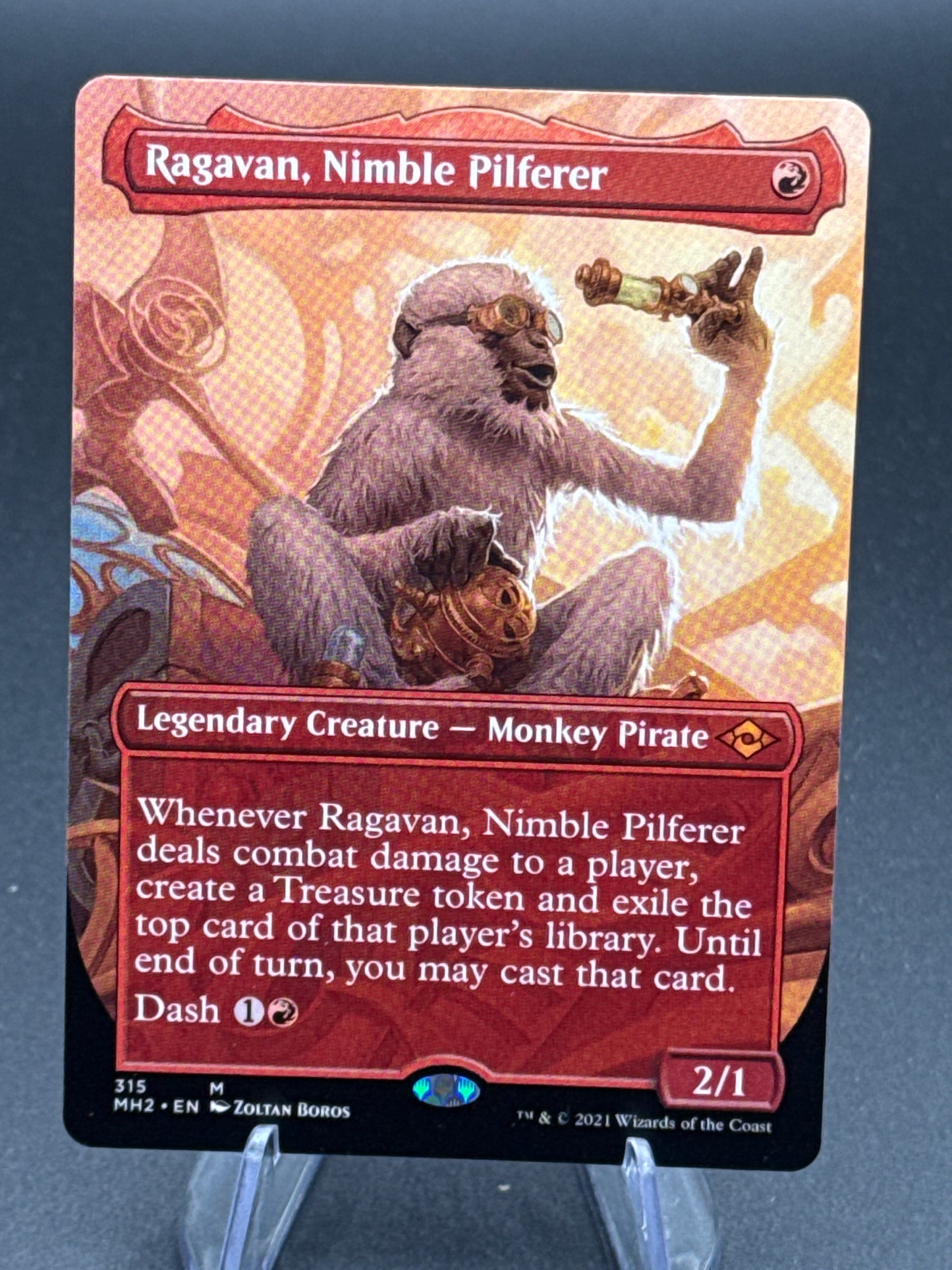 Magic The Gathering: Ragavan, Nimble Pilferer 315 (Borderless) - Modern Horizons 2