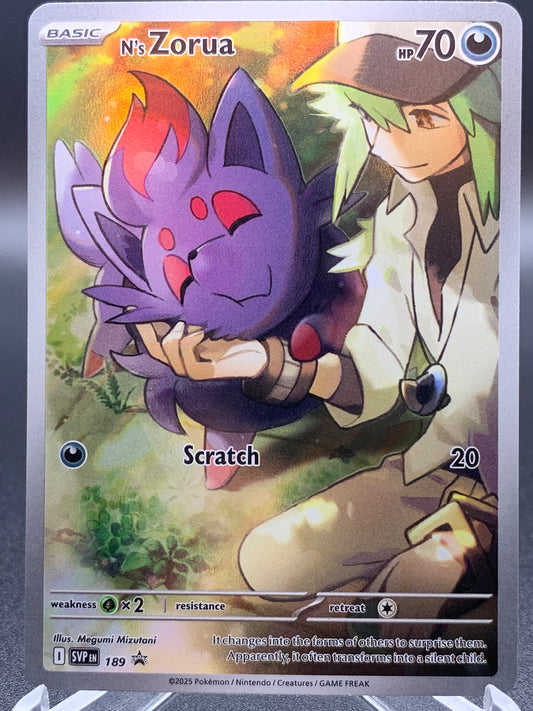 Pokémon TCG: 2025 N's Zorua - 189 - SV: Scarlet & Violet Promo Cards