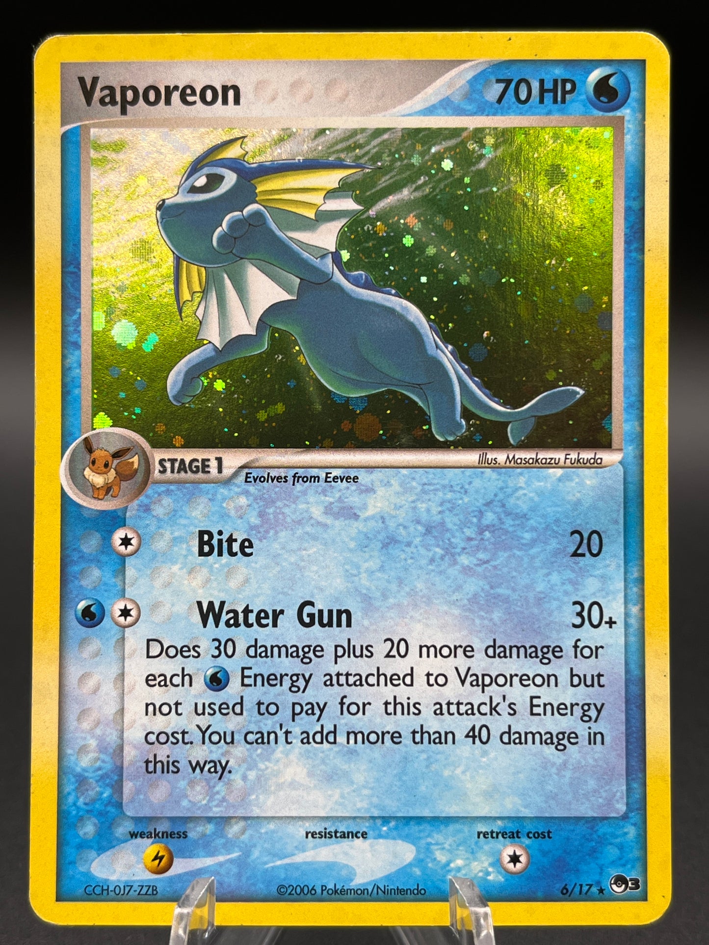 Pokémon TCG: 2006 Vaporeon 6/17 - POP Series 3