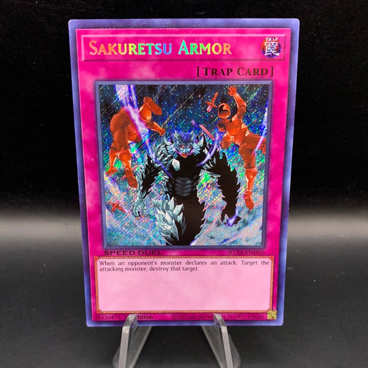 Yu-Gi-Oh! TCG: Sakuretsu Armor SGX4-END16 Speed Duel GX: Midterm Destruction SGX4 Secret Rare