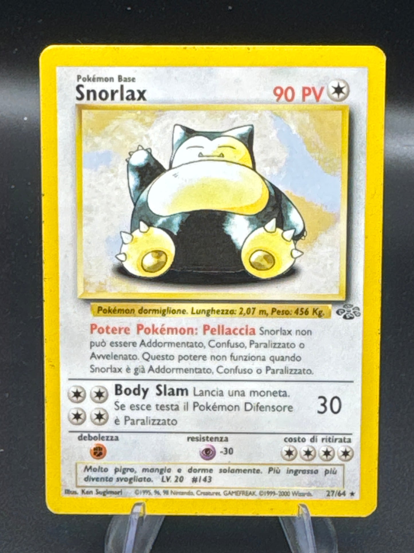 Pokémon TCG: 1999 Snorlax - 27/64 - Jungle