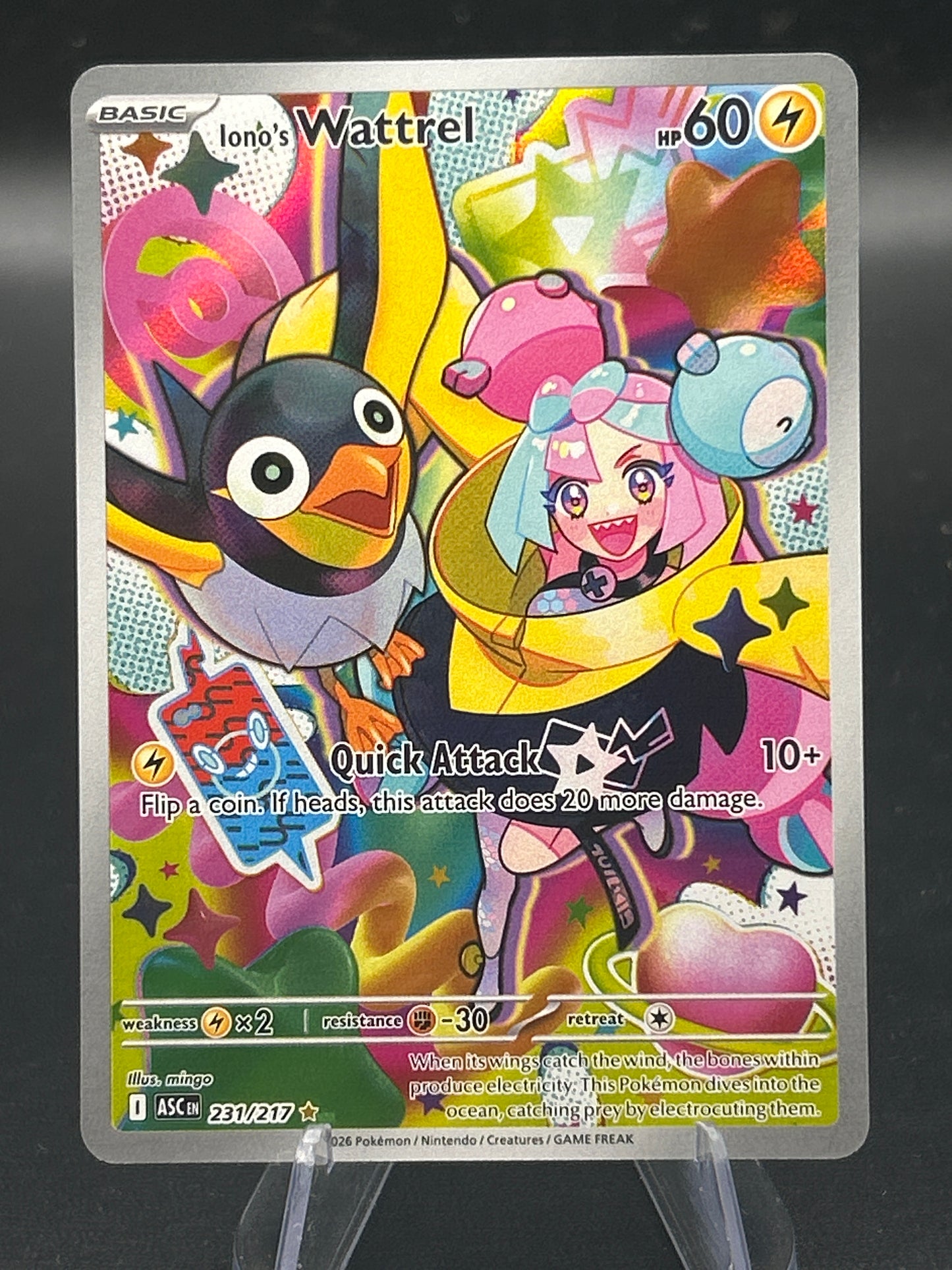 Pokémon TCG: 2025 Iono's Wattrel - 231/217 - ME: Ascended Heroes