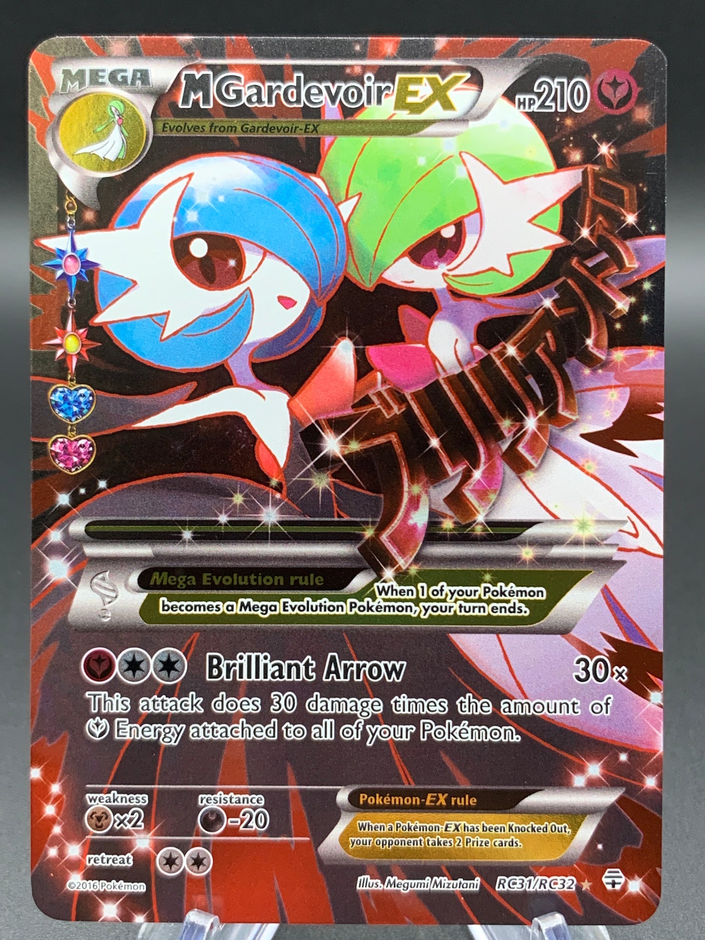 Pokémon TCG: 2016 M Gardevoir Ex - RC31/RC32 - XY: Generations Radiant Collection