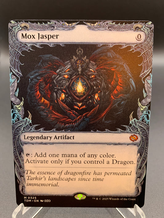 MTG TCG: Mox Jasper (Showcase) 0325 TDM: Tarkir, Dragonstorm