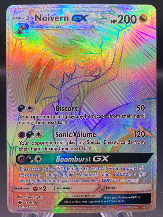 Pokémon TCG: 2017 Noivern Gx - 160/147 - S&M: Burning Shadows