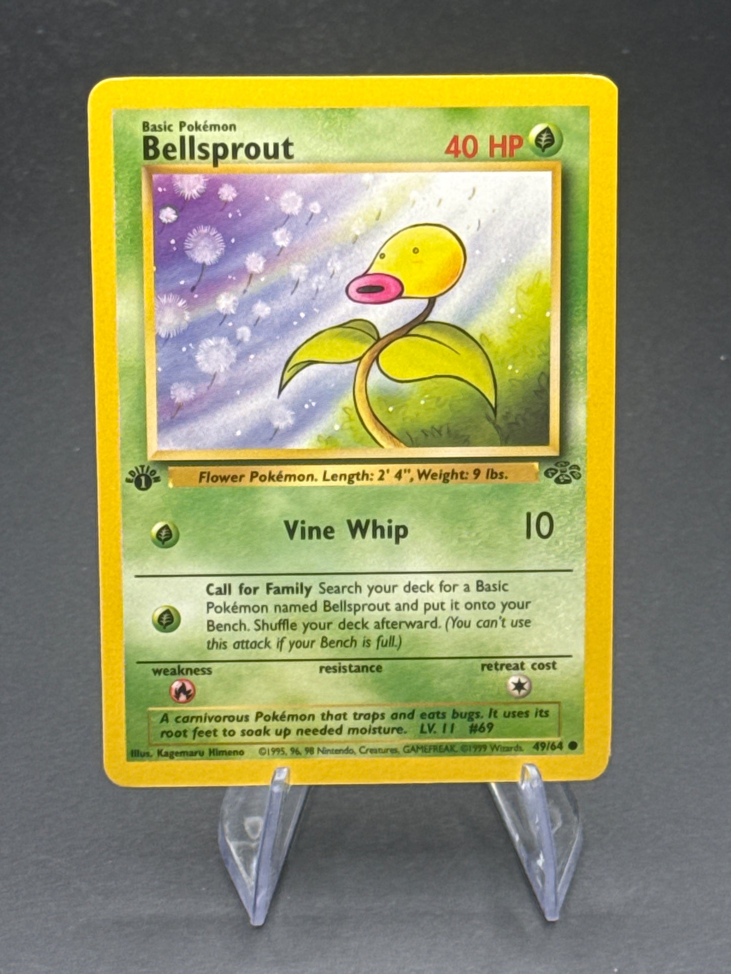 Pokémon TCG: 1999 1st edition Bellsprout 49/64 - Jungle