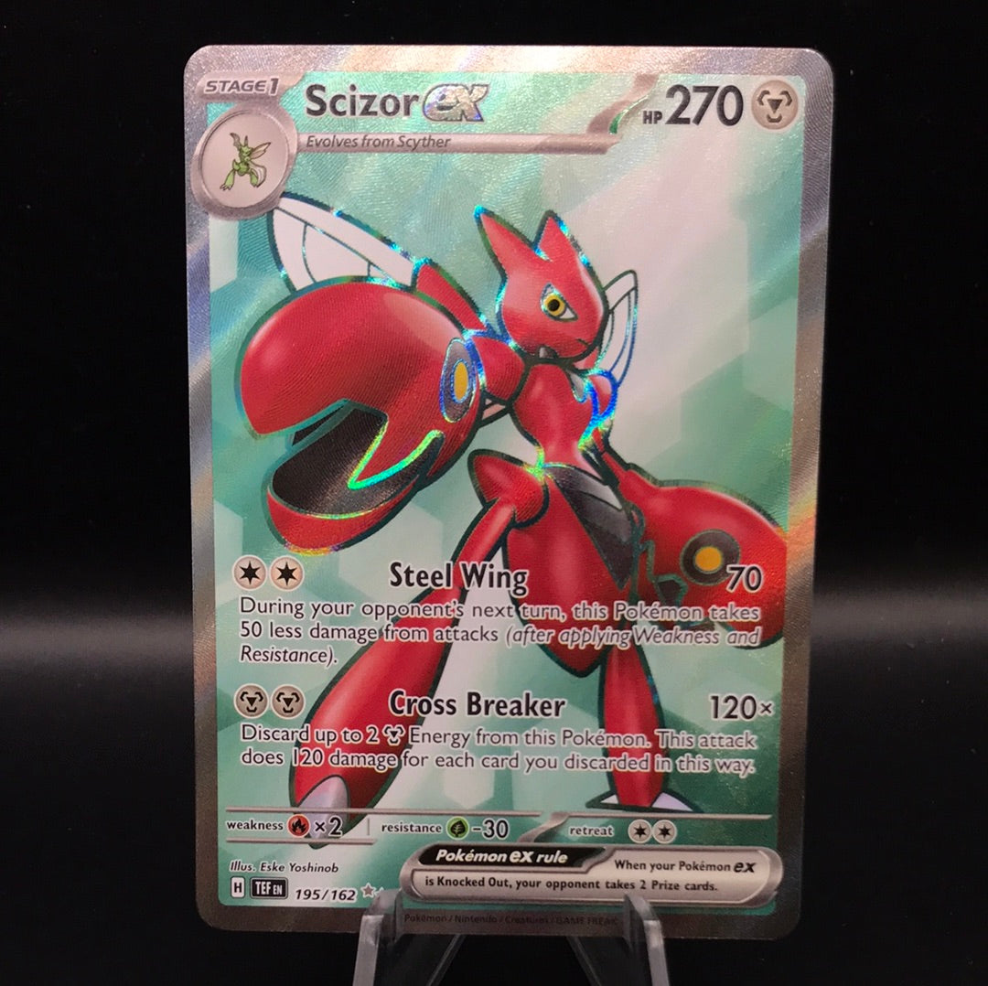 Pokémon TCG: 2024 Scizor Ex - 195/162 - S&V: Temporal Forces
