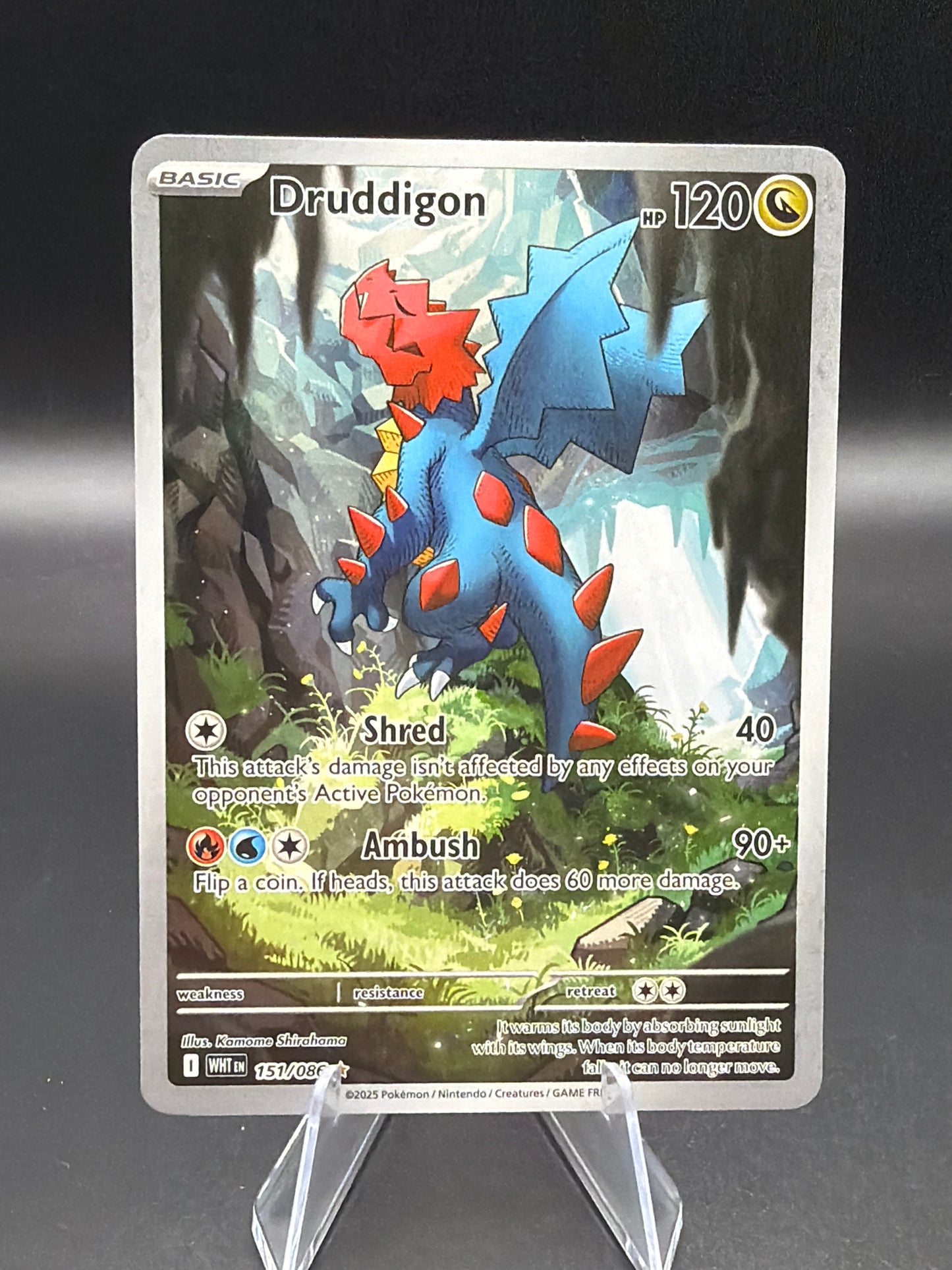 Pokémon TCG: 2025 Druddigon 151/086 SV: White Flare