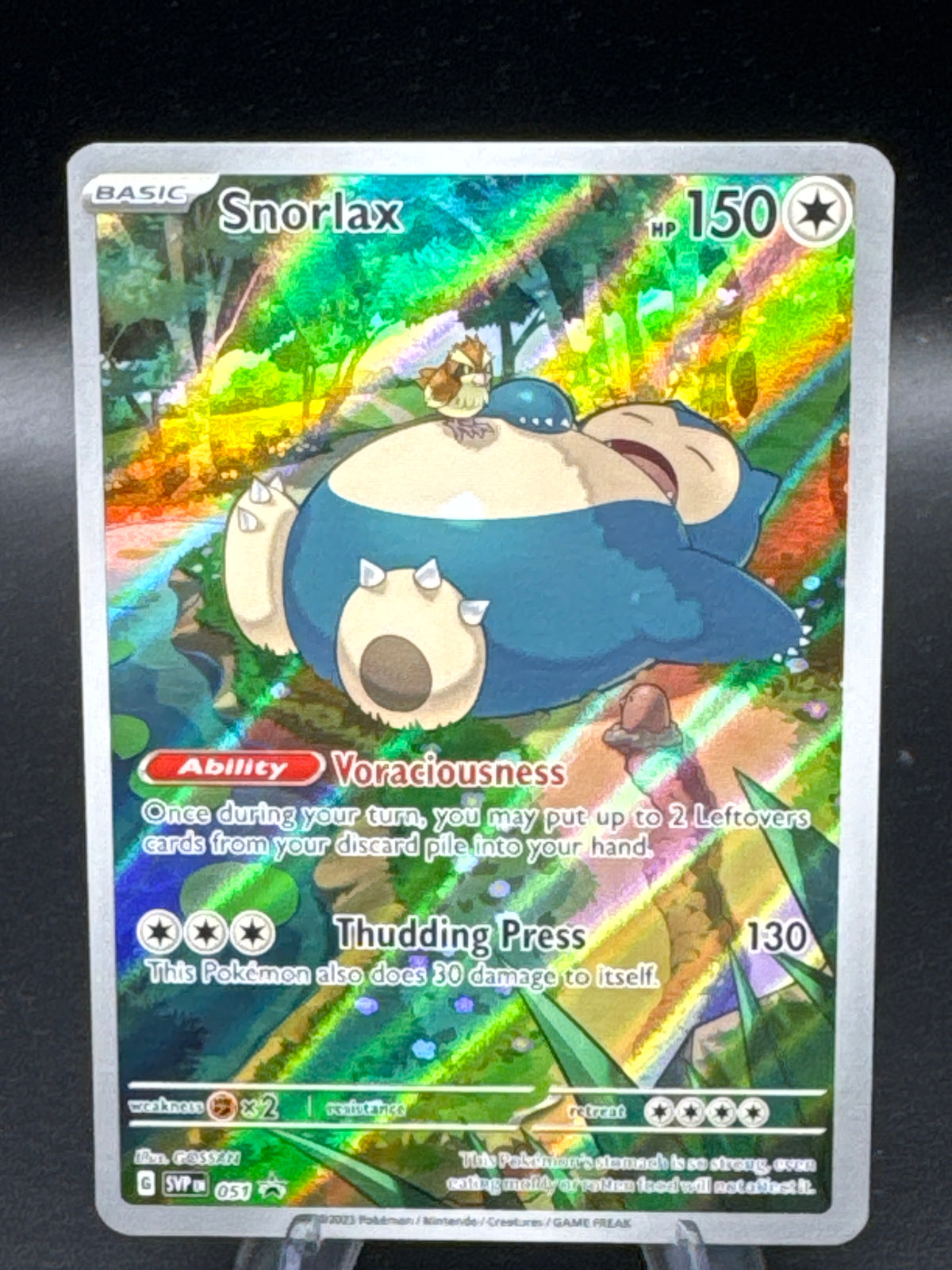 Pokemon TCG -Snorlax - Scarlet & Violet Promo- SVP051