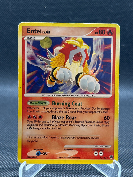 Pokémon TCG: 2007 Entei - 4/132 (Cracked Ice Holo)