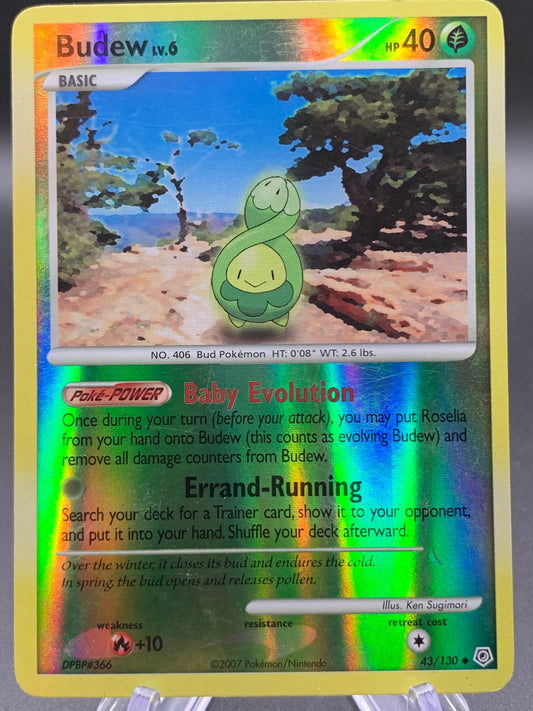 Pokémon TCG: 2007 Budew - 43/130 - DP: Diamond and Pearl Reverse Holo