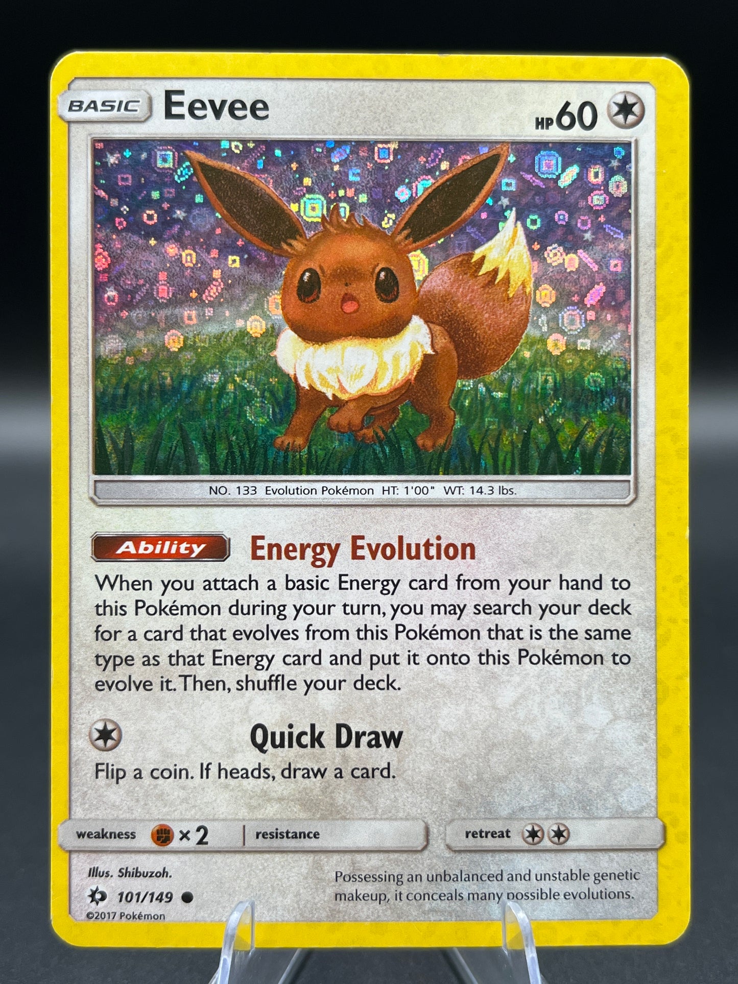 Pokémon TCG: 2017 Eevee 101/149 General Mills Promo