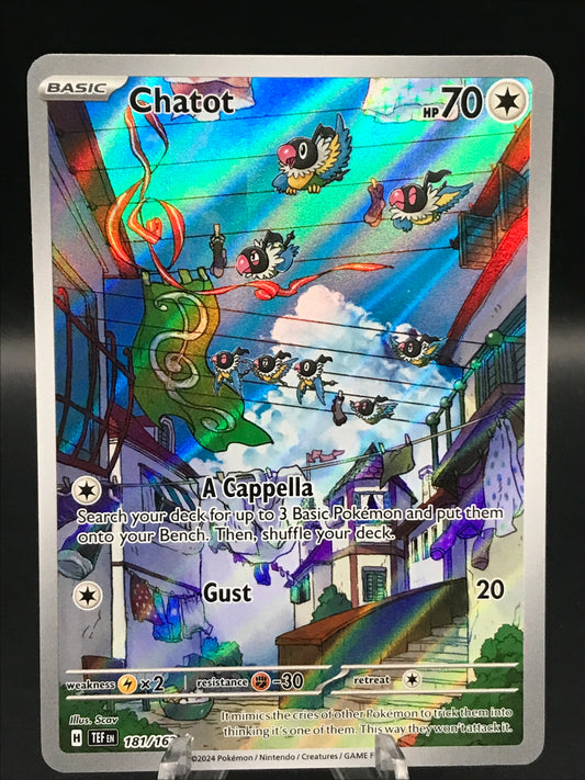 Pokémon TCG: 2024 Chatot 181/162 S&V: Temporal Forces