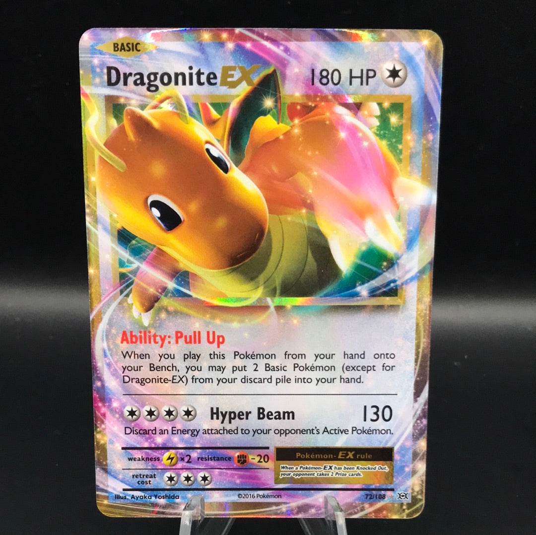 Pokémon TCG: 2016 Dragonite EX 72/108 XY: Evolutions