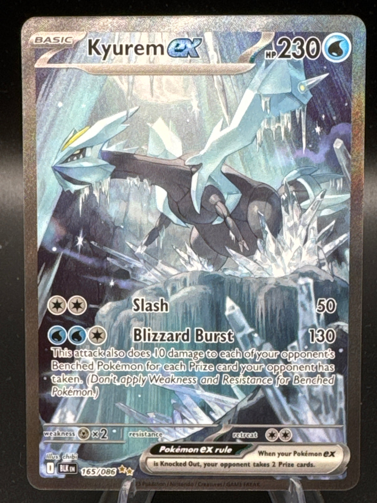 Pokémon TCG: 2025 Kyurem ex - 165/086 - SV: Black Bolt