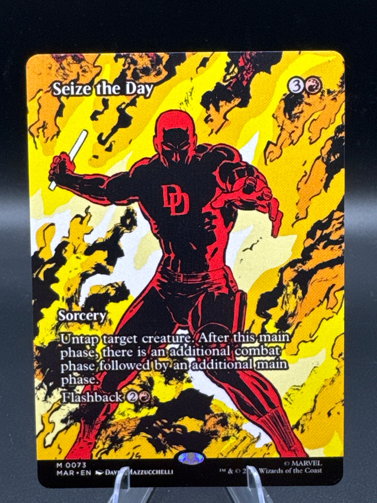 Magic The Gathering: Seize the Day (Borderless) - 0073 - Marvel Universe Eternal-Legal (MAR)