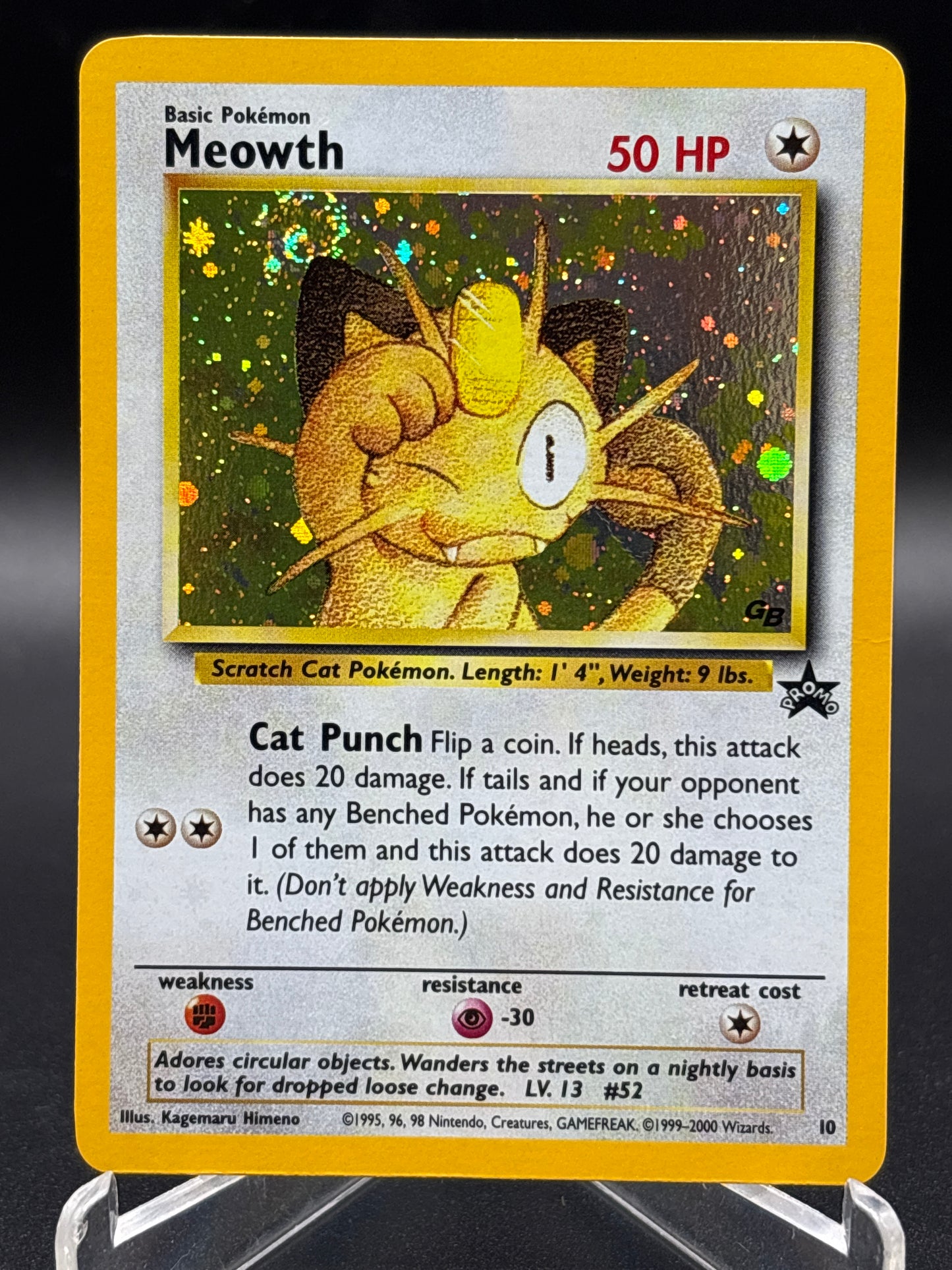 Pokémon TCG: Meowth #10 - WoTC Promo