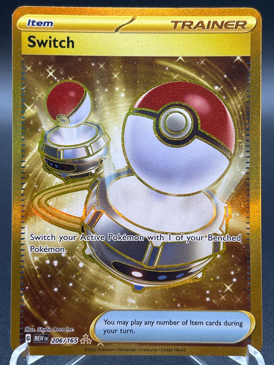 Pokémon TCG: 2023 Switch 206/165 SV: Scarlet & Violet 151