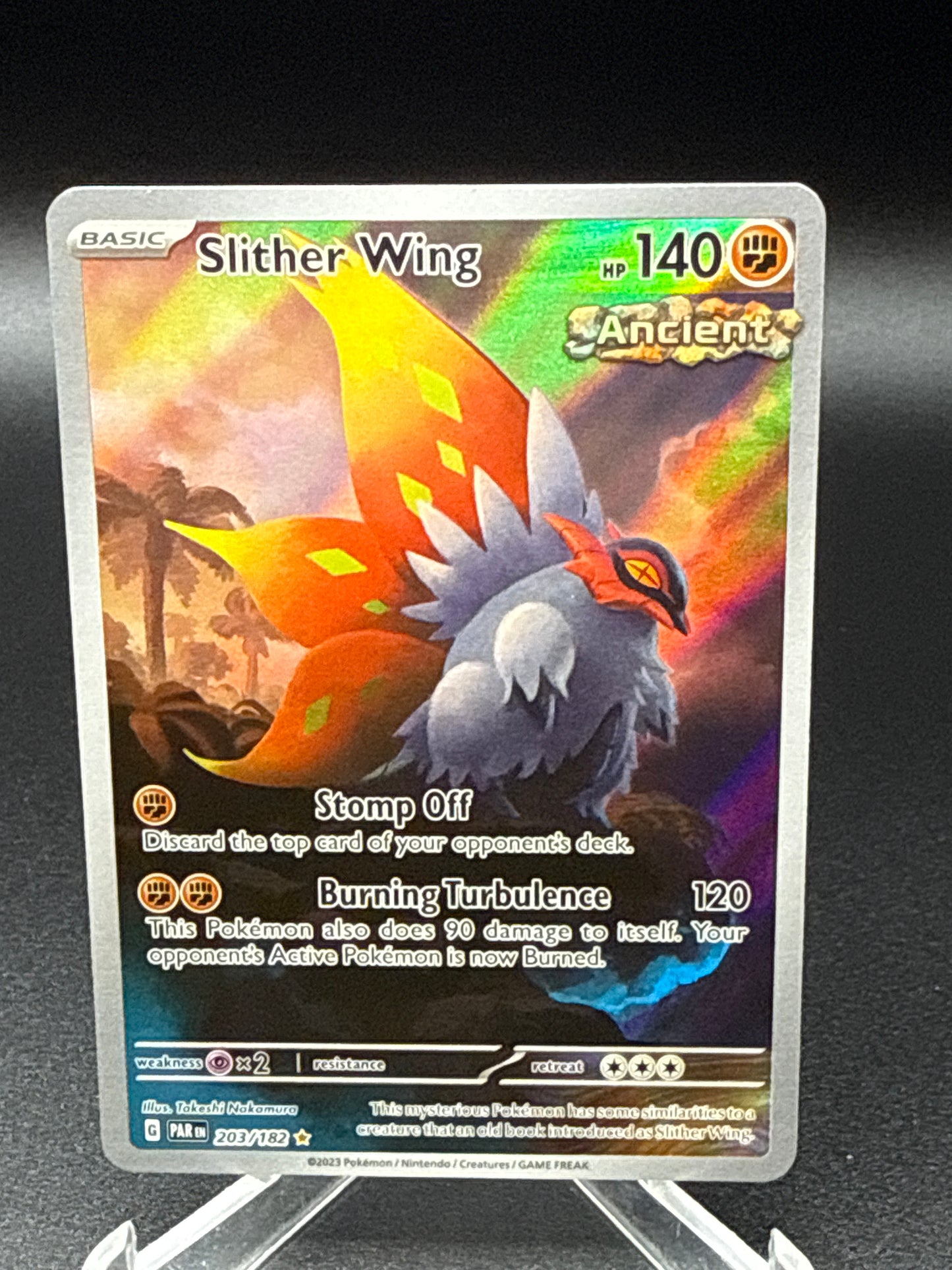 Pokémon TCG: 2023 Slither Wing 203/182 SV: Paradox Rift