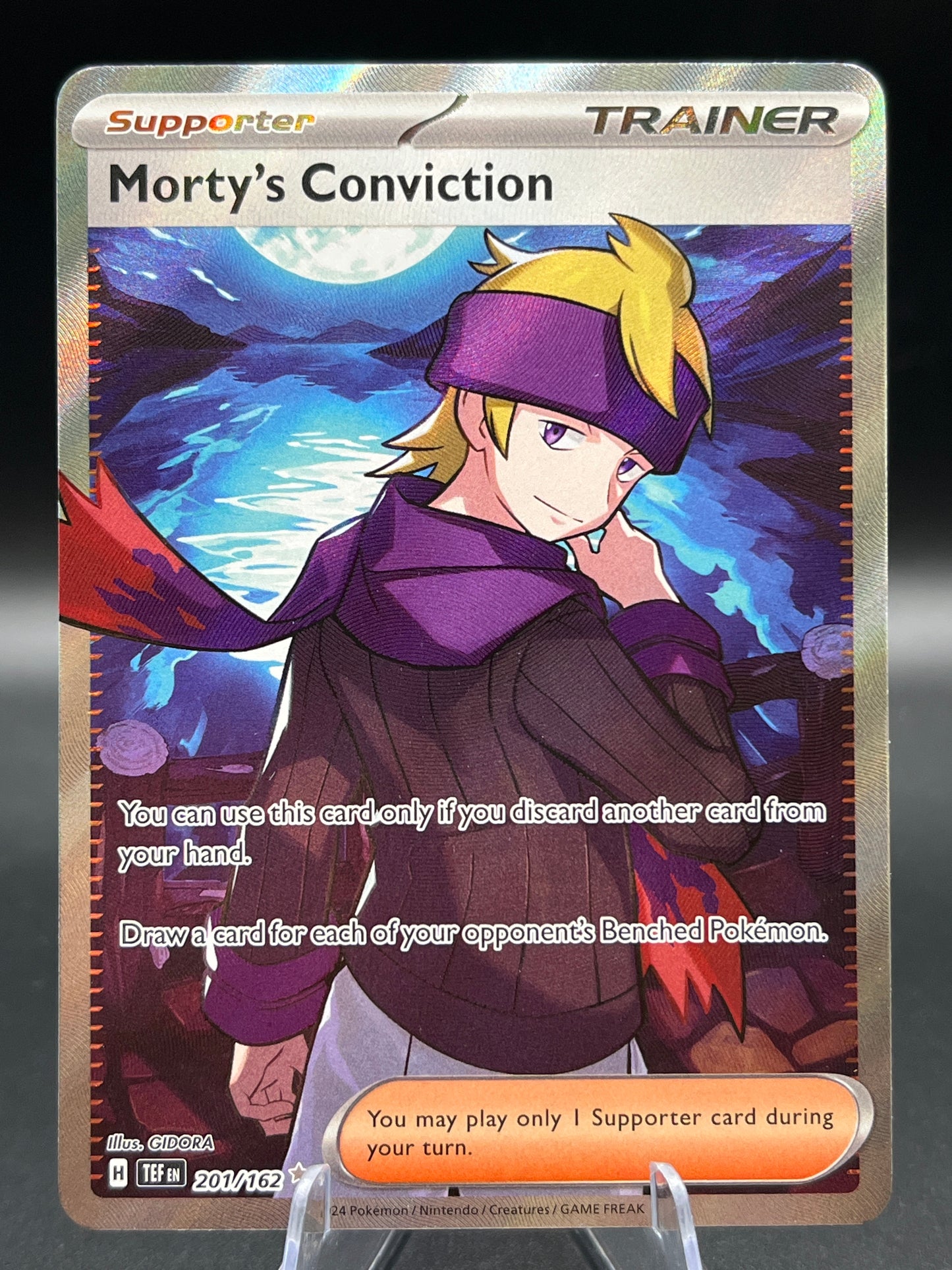 Pokémon TCG: 2024 Morty's Conviction - 201/162 - SV05: Temporal Forces