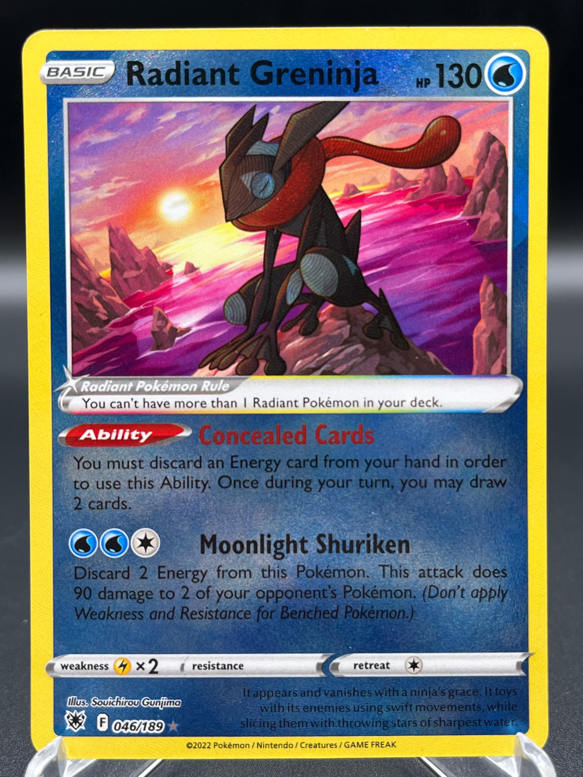 Pokémon TCG: 2022 Radiant Greninja - 046/189 - SWSH10: Astral Radiance