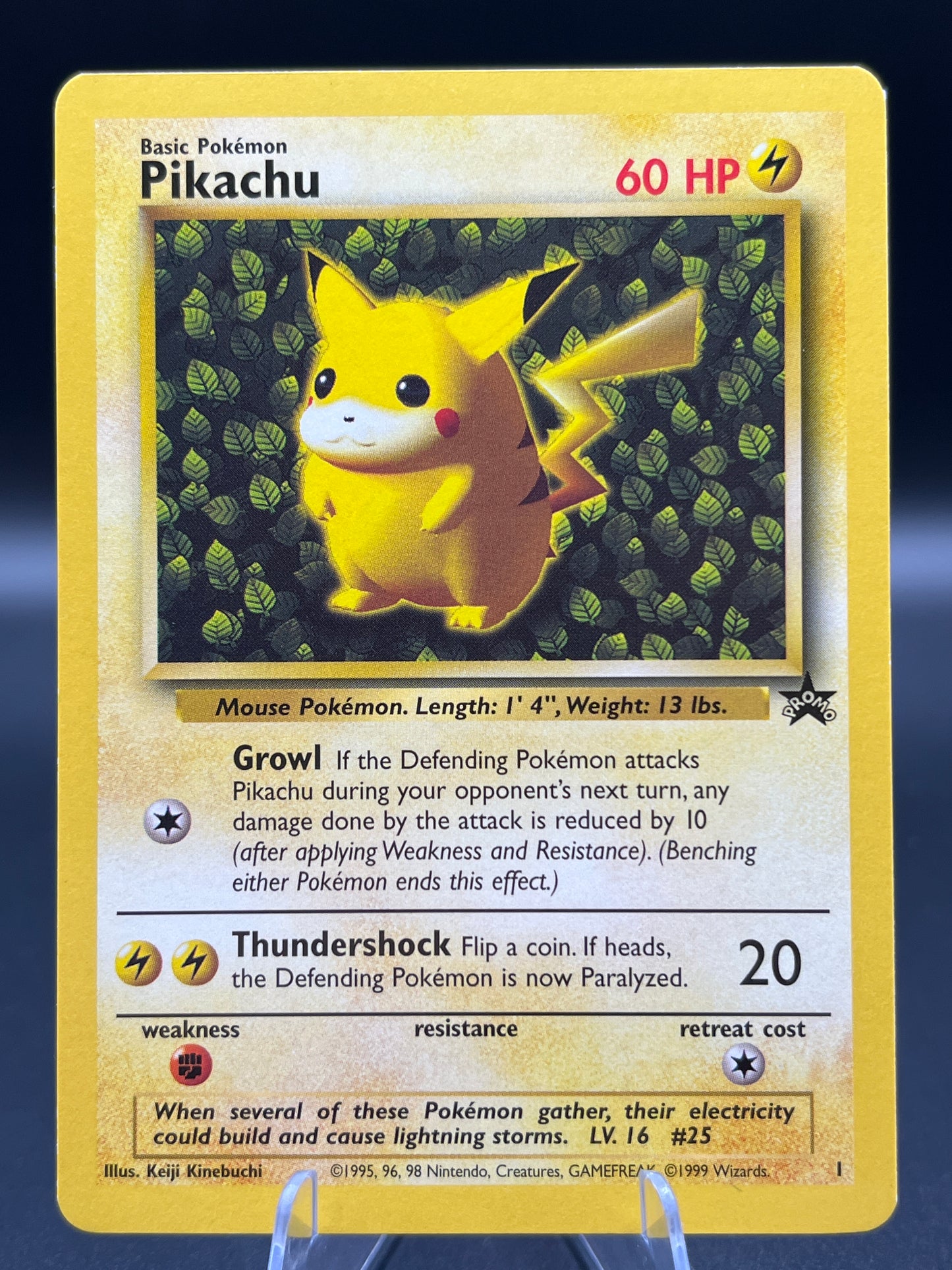 Pokémon TCG: 1999 Pikachu #1 - WoTC Promo
